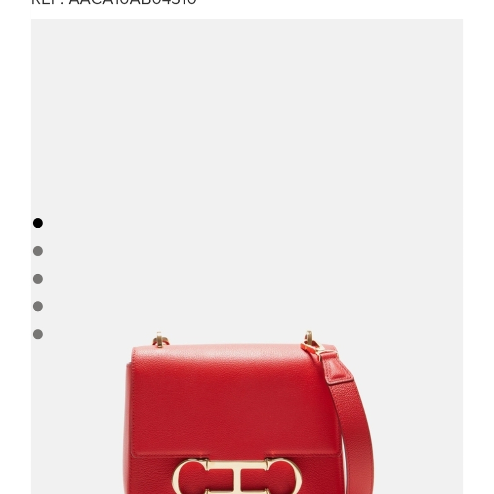 NWT Carolina Herrera Vibrant Red Crossbody Bag